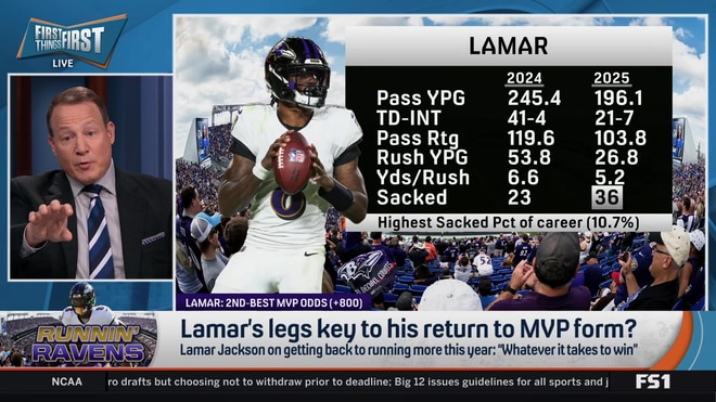 Is running the key to Lamar Jackson returning to MVP form?