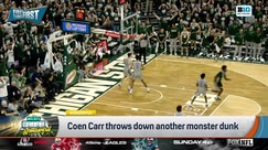 Coen Carr throws down another monster dunk for Michigan State
