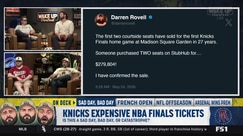 Knicks Finals courtside seats sold for over $279,000