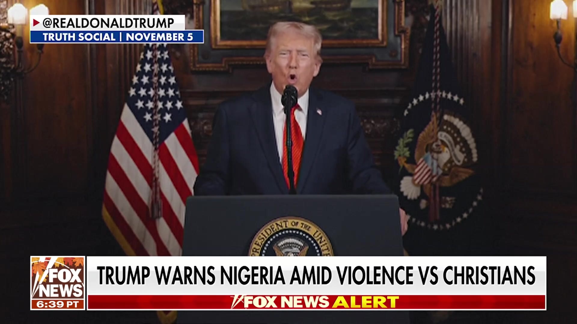 Donald Trump warns Nigeria about violence against Christians