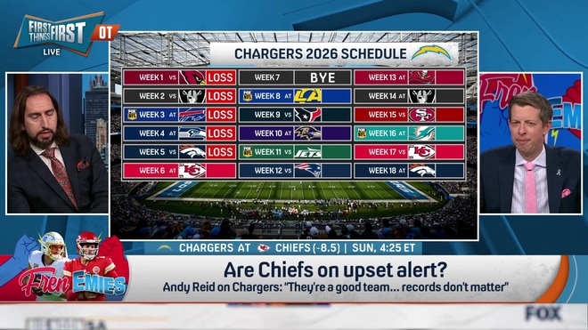 Why Nick Wright refuses to put the Chiefs on upset alert against the Chargers