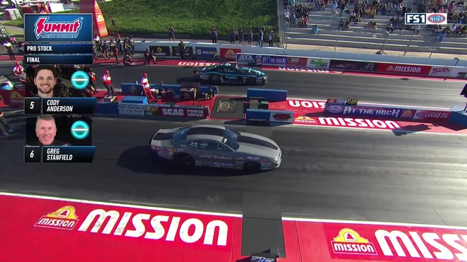 Greg Stanfield edges out Cody Anderson in Pro Stock final