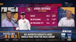 49ers Should Trade for Maxx Crosby? Colin Cowherd Reacts
