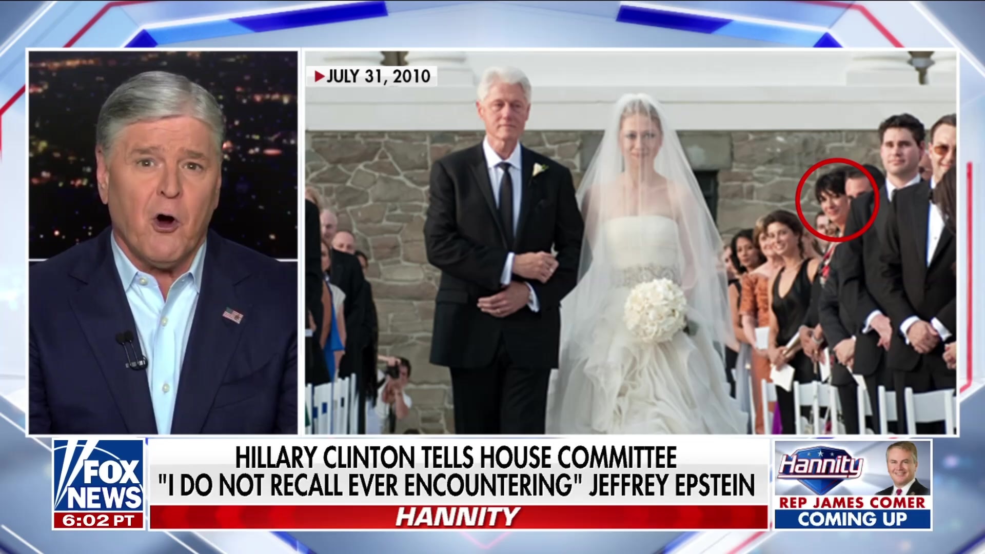 Ghislaine Maxwell at Chelsea Clinton's wedding, Bill Clinton on Epstein's 'Lolita Express'