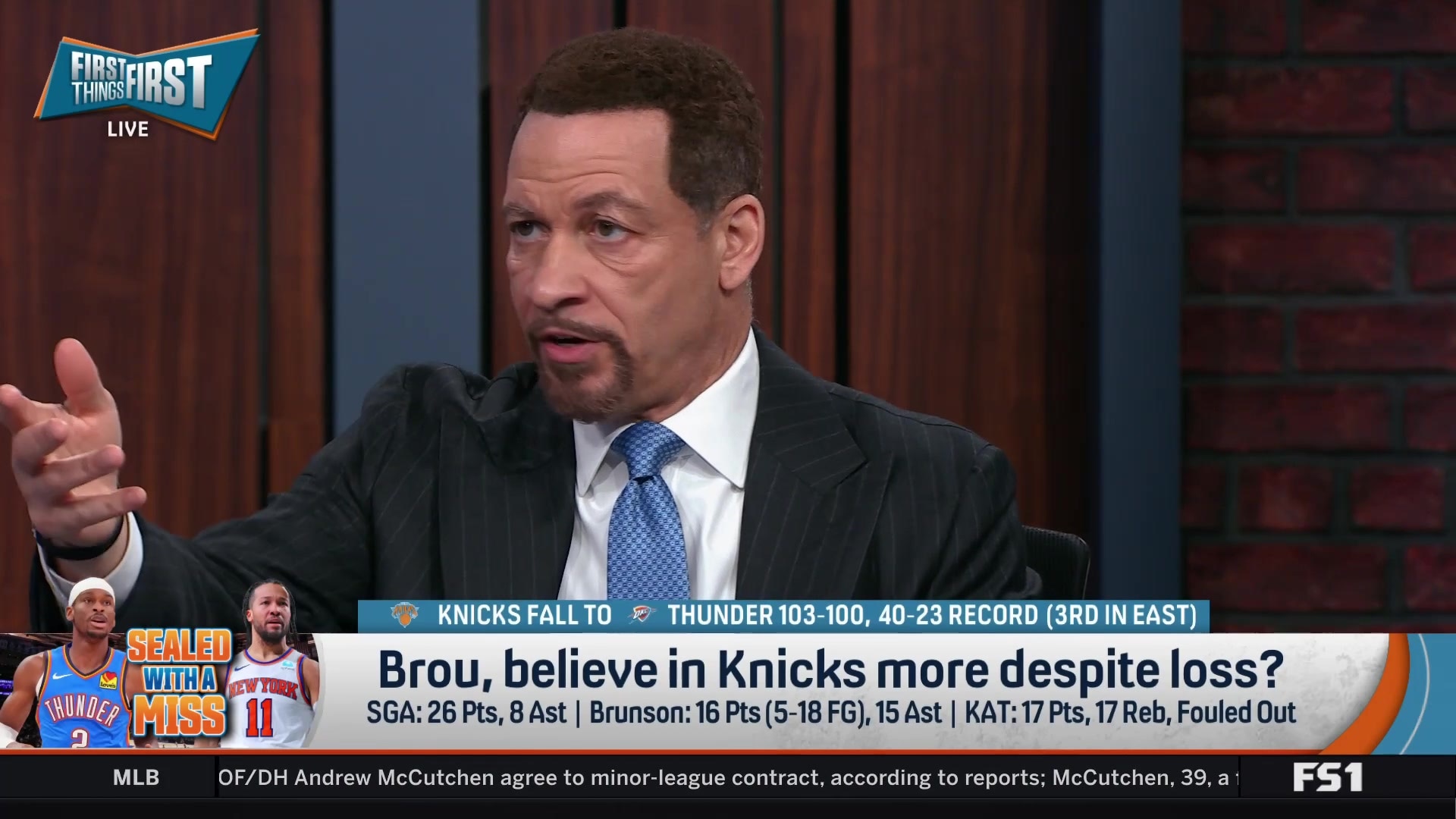 Nick Wright and Chris Broussard critique Shai Gilgeous-Alexander's flopping