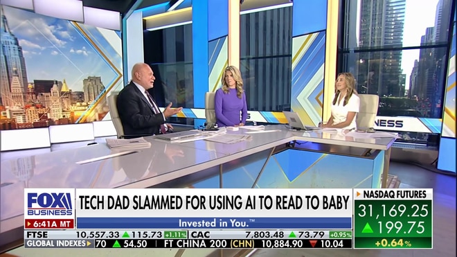 Tech dad criticized for using AI voice to read to his baby