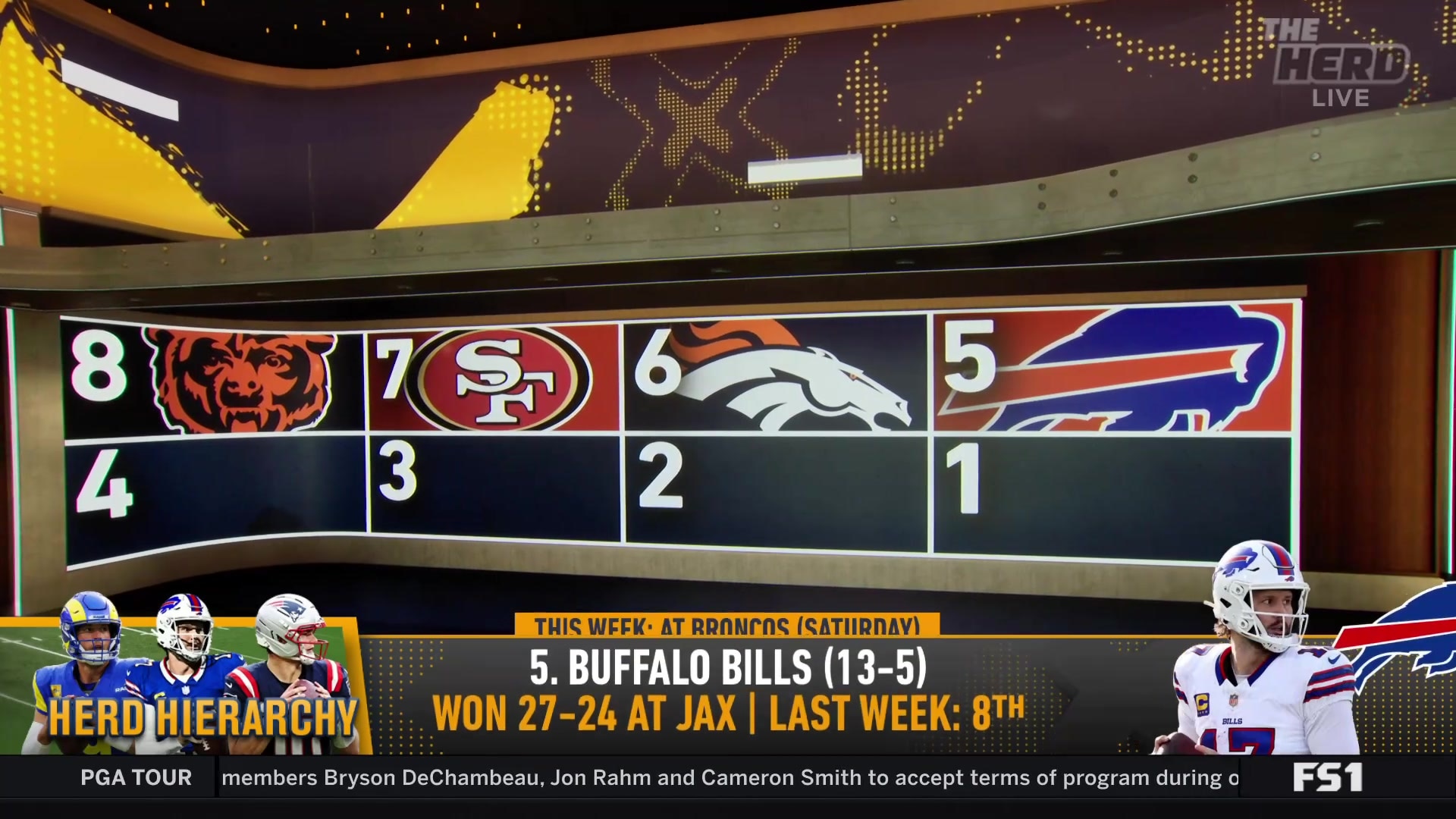 Colin Cowherd believes Buffalo Bills will advance in playoffs