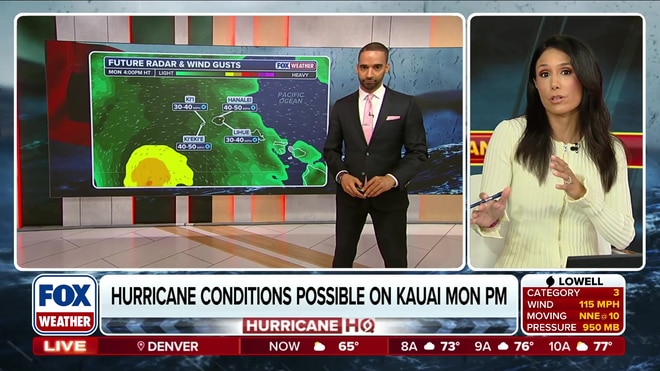 Michael Estime warns of 30-foot waves as Hurricane Lowell nears Hawaii