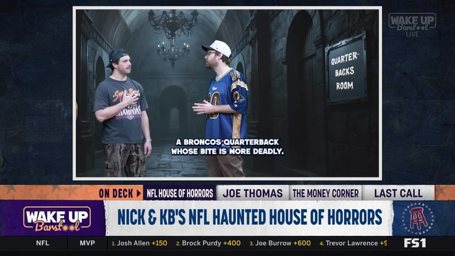 Nick and KB host the hilarious NFL Haunted House of Horrors