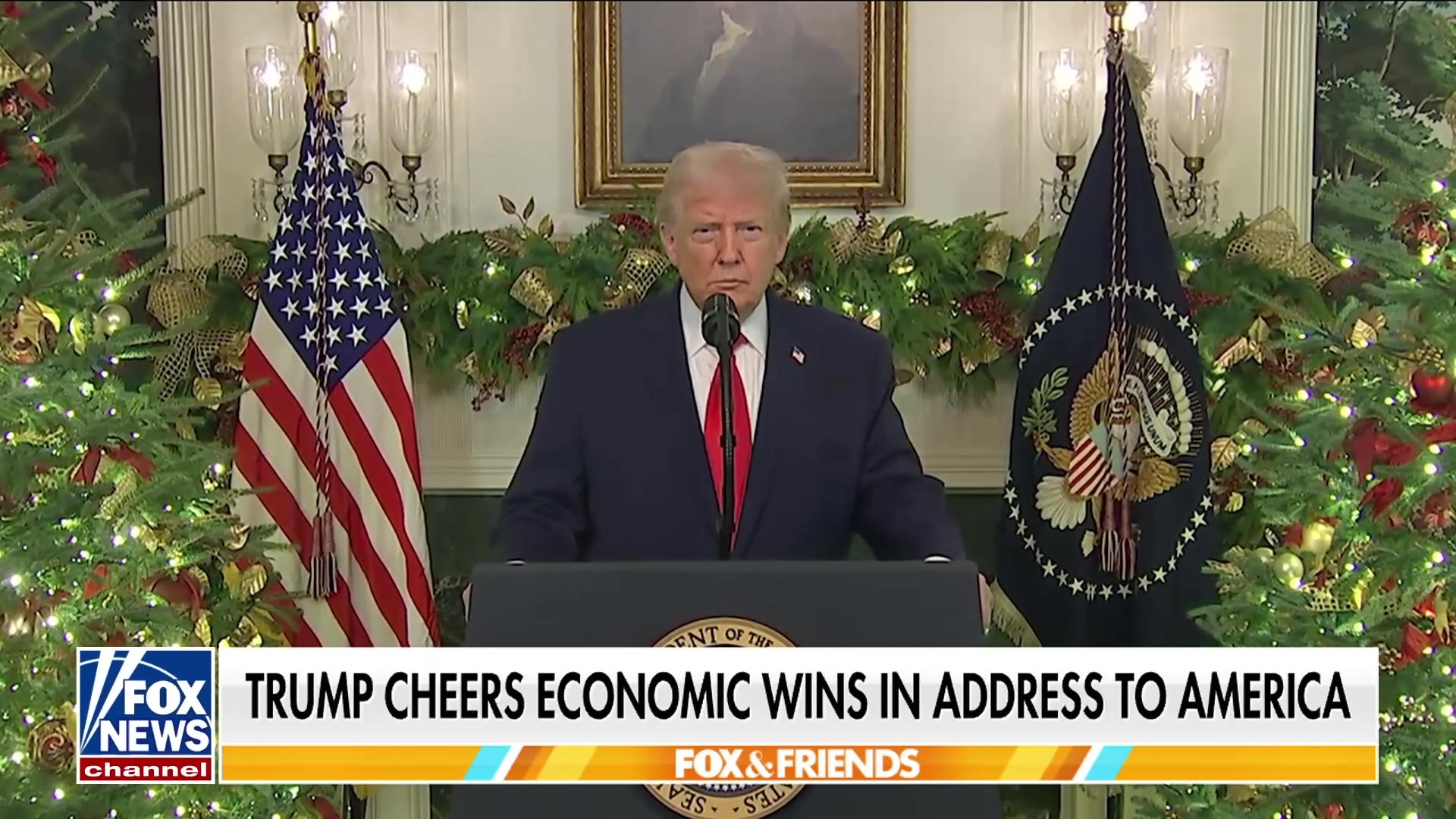 Trump announces $1,776 military 'Warrior Dividend,' touts economic wins