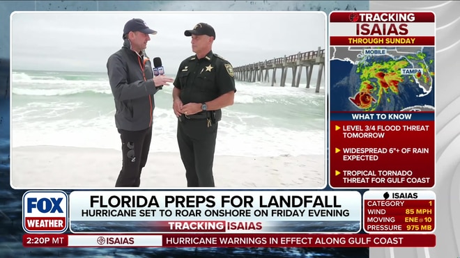 Escambia County Sheriff Chip Simmons outlines hurricane preparations in Pensacola
