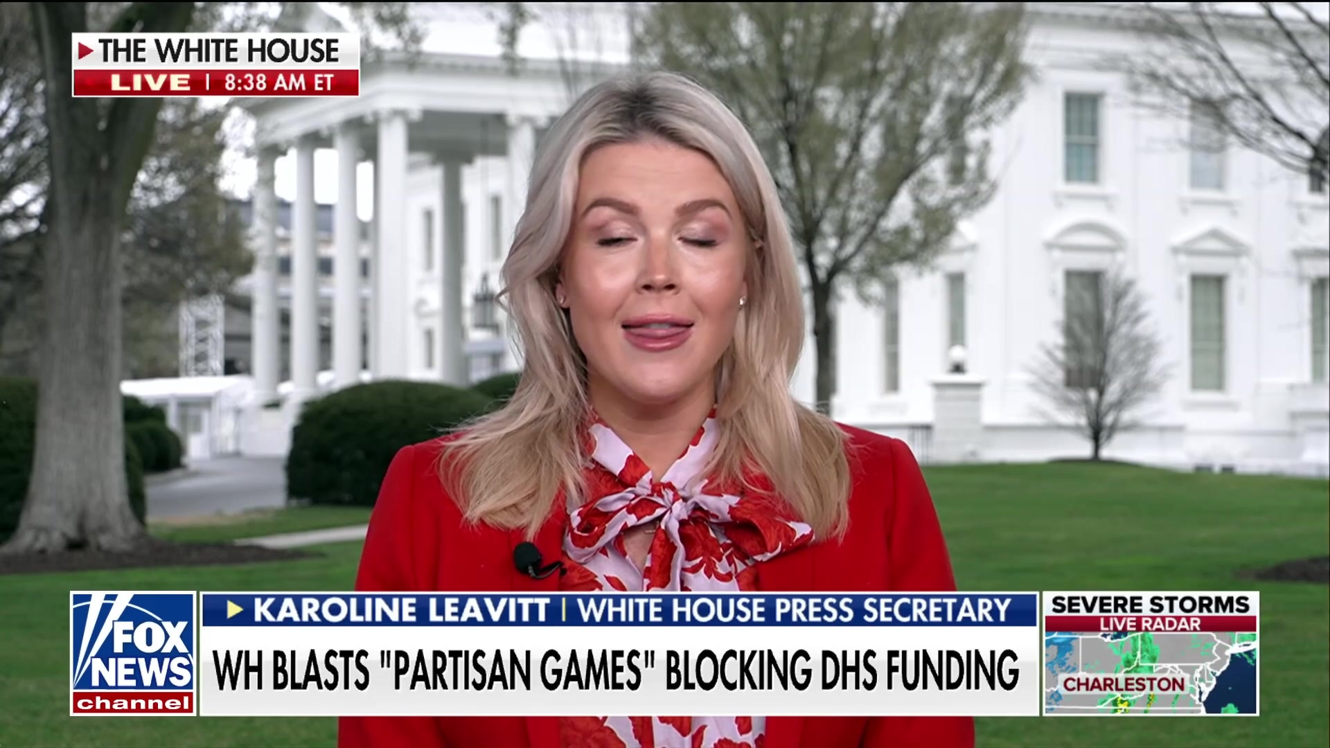 Democrats playing 'partisan politics' by blocking DHS funding: Karoline Leavitt