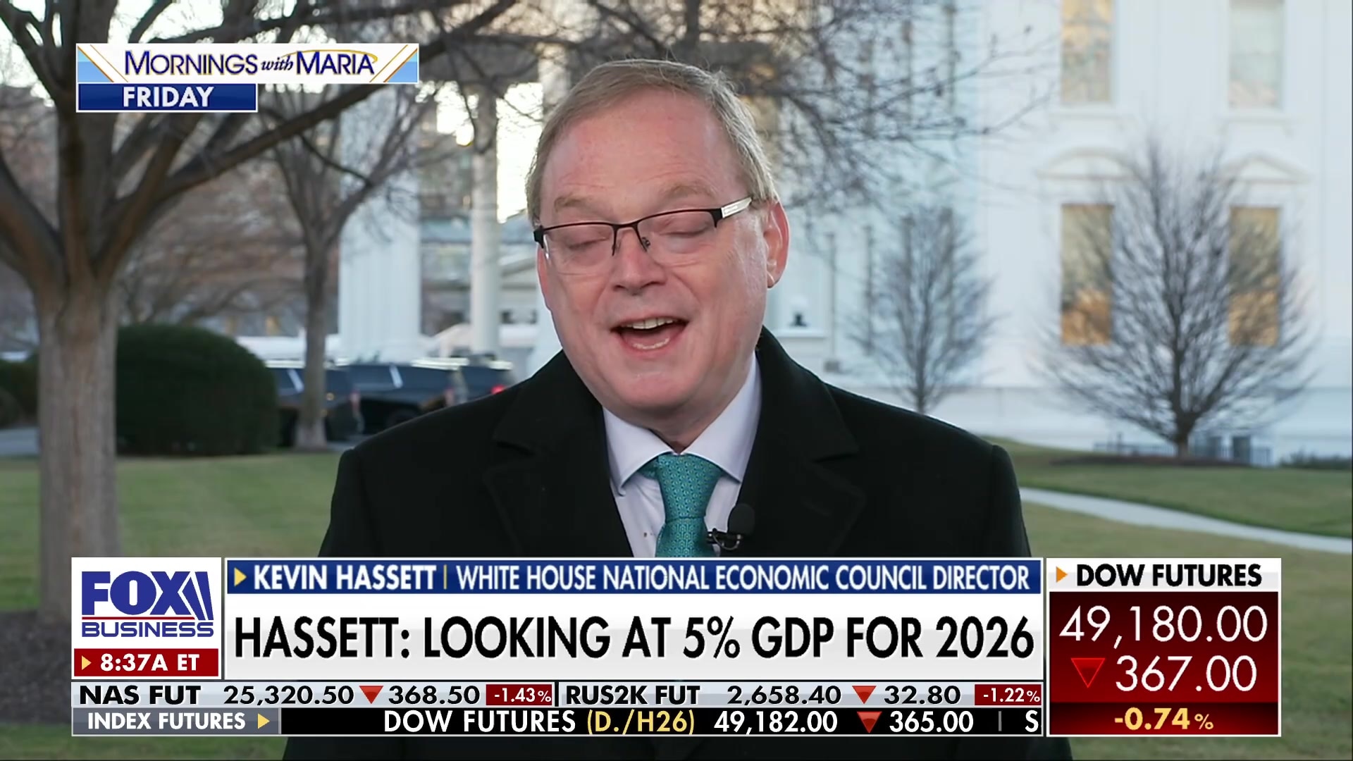 Kevin Hassett discusses 5% GDP target for 2026