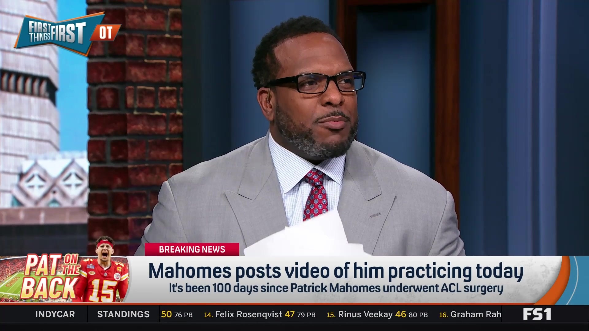 Is Patrick Mahomes on track for Week 1 after ACL surgery?