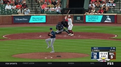 Tyler O'Neill hits an RBI single to left field
