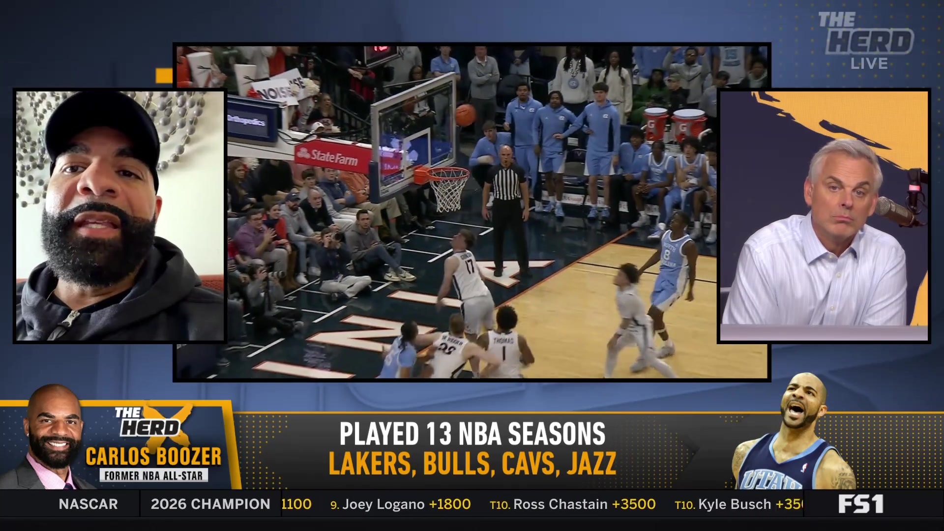 Carlos Boozer jokes about retiring undefeated against his sons on the court