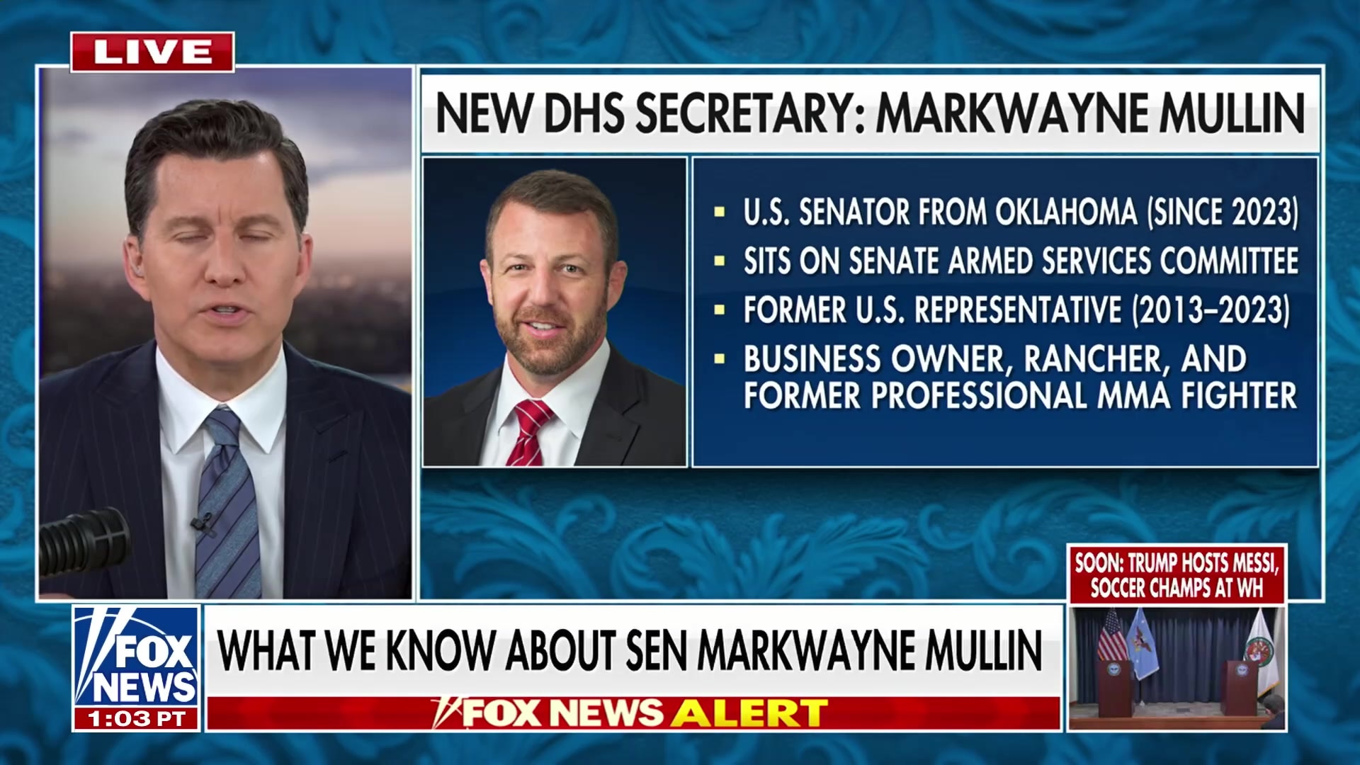 Markwayne Mullin's background and tough immigration stances