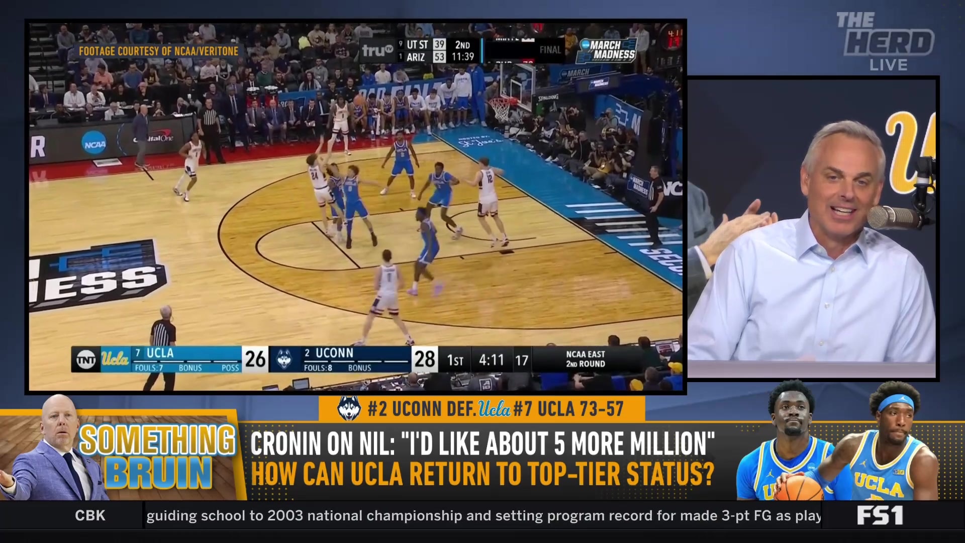 Mick Cronin's unfiltered NIL comments on UCLA's financial situation