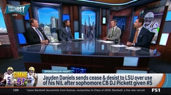 Nick Wright analyzes coach politics behind Jayden Daniels' LSU dispute