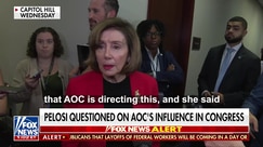 Nancy Pelosi dismisses AOC's influence on government shutdown, credits Hakeem Jeffries