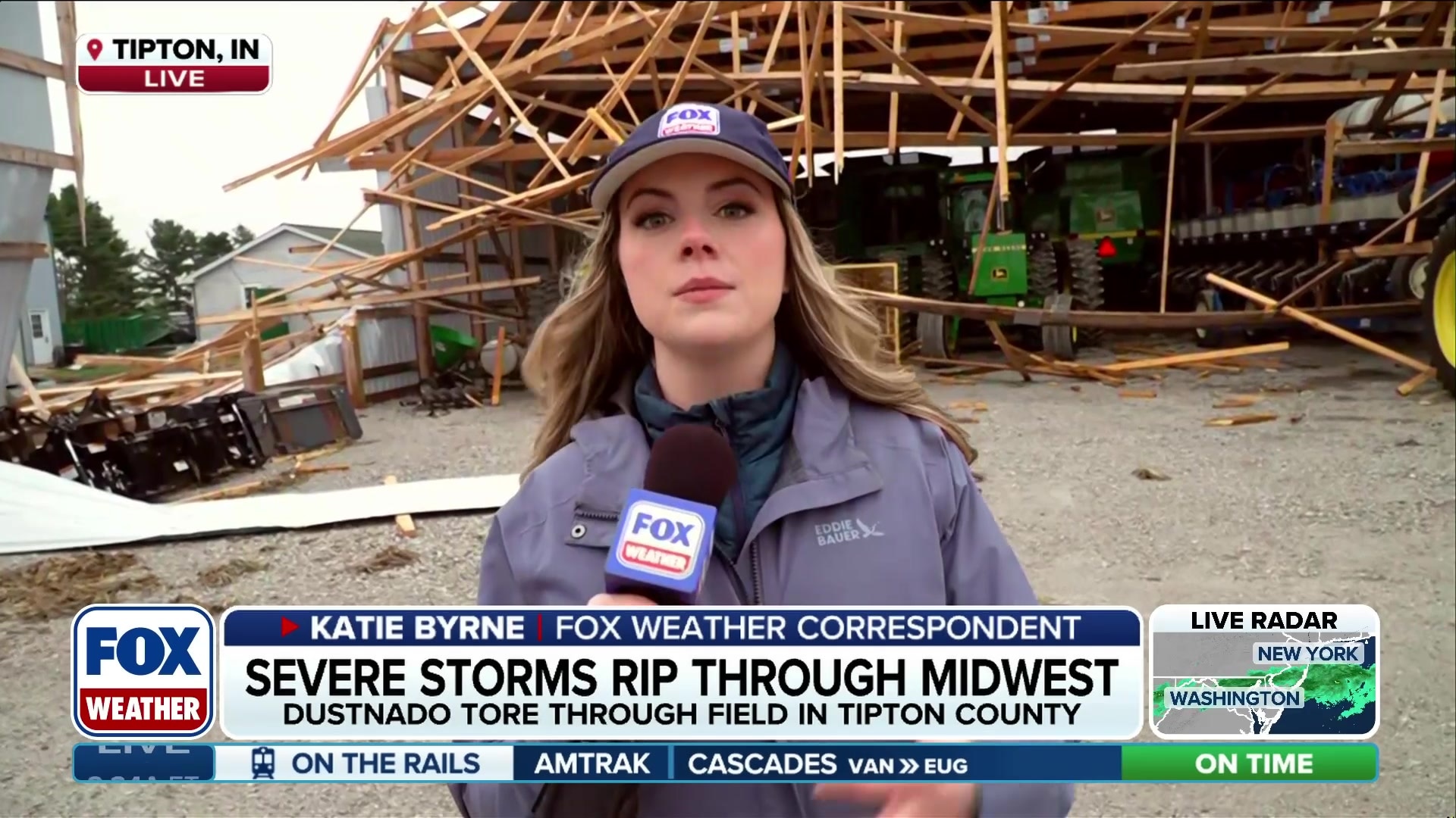 Farm manager describes severe storm damage in Tipton County, Indiana