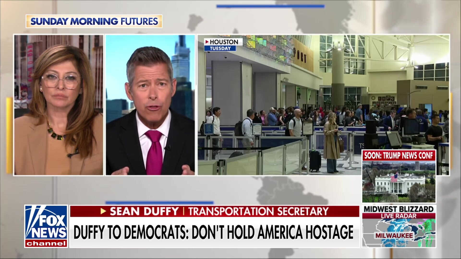 Duffy to Democrats: Don't hold America hostage on security