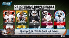 Why Joe Burrow's preseason struggles are a real concern for the Bengals