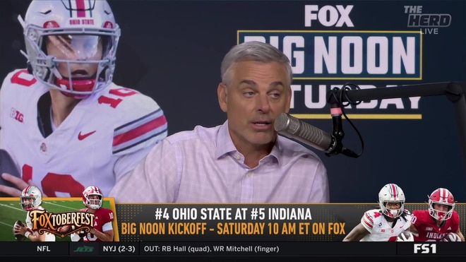 Colin Cowherd explains why Ohio State will beat Indiana
