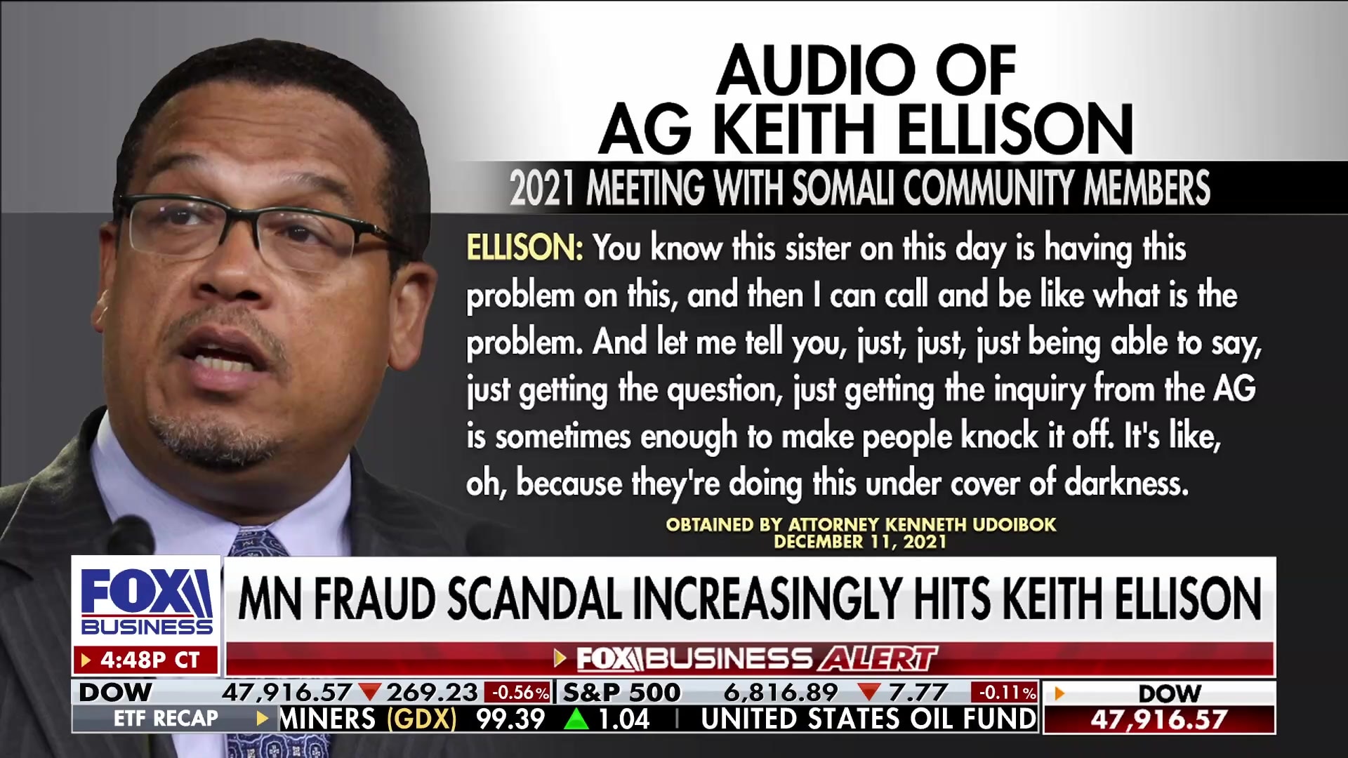AG Keith Ellison on Political Influence & Ron Johnson's Reaction