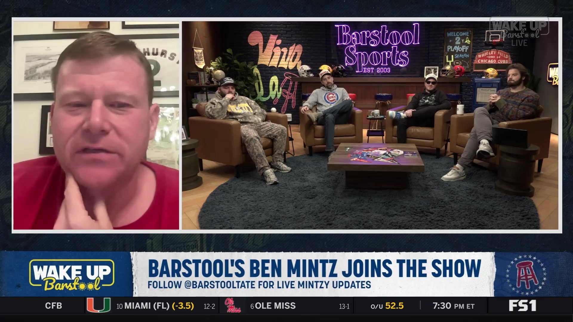 Ben Mintz surprised by competing media group at Barstool event
