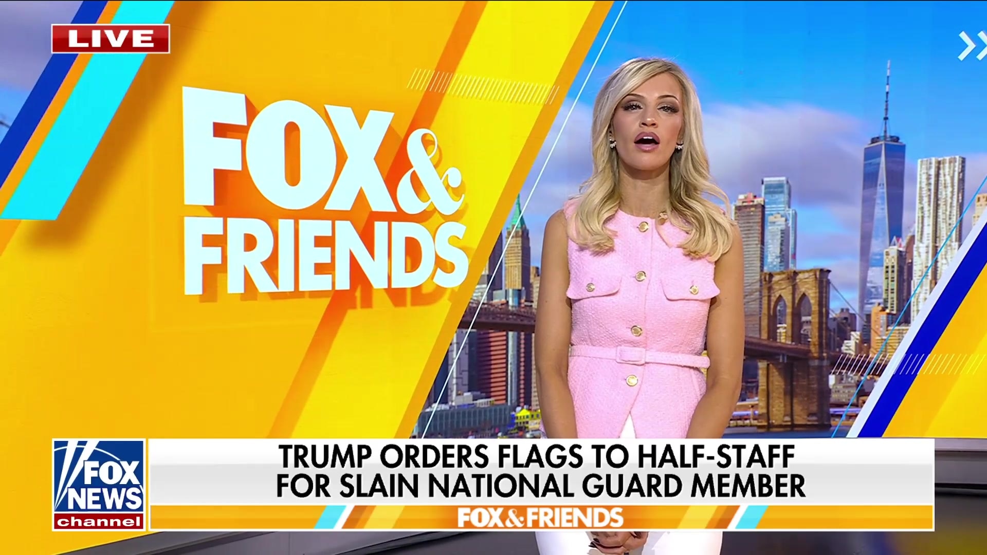 Trump honors fallen National Guard member, meets family of injured guardsman