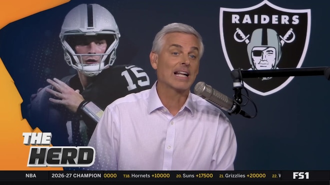 Colin Cowherd explains why Fernando Mendoza is the perfect Raiders quarterback