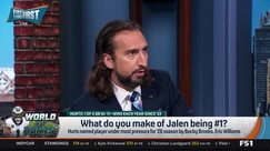 Nick Wright explains why Jalen Hurts is sliding in quarterback polls