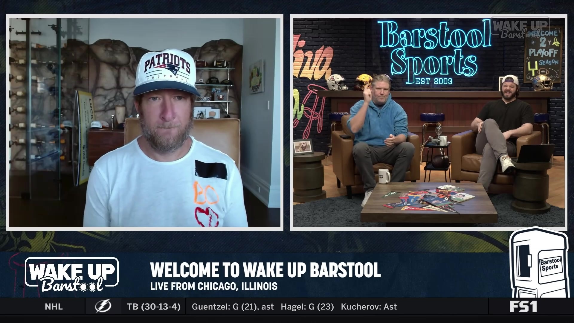 Dave Portnoy celebrates Patriots' playoff success and Super Bowl prediction