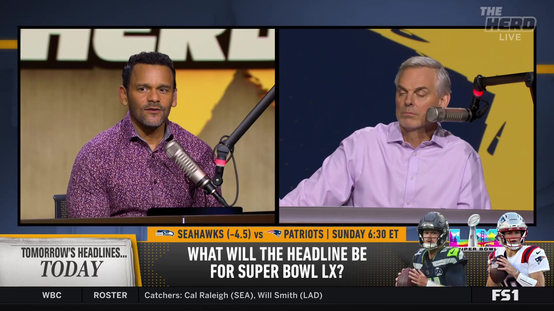 Super Bowl LX headline: "Pats attacked by bigger badder bird"