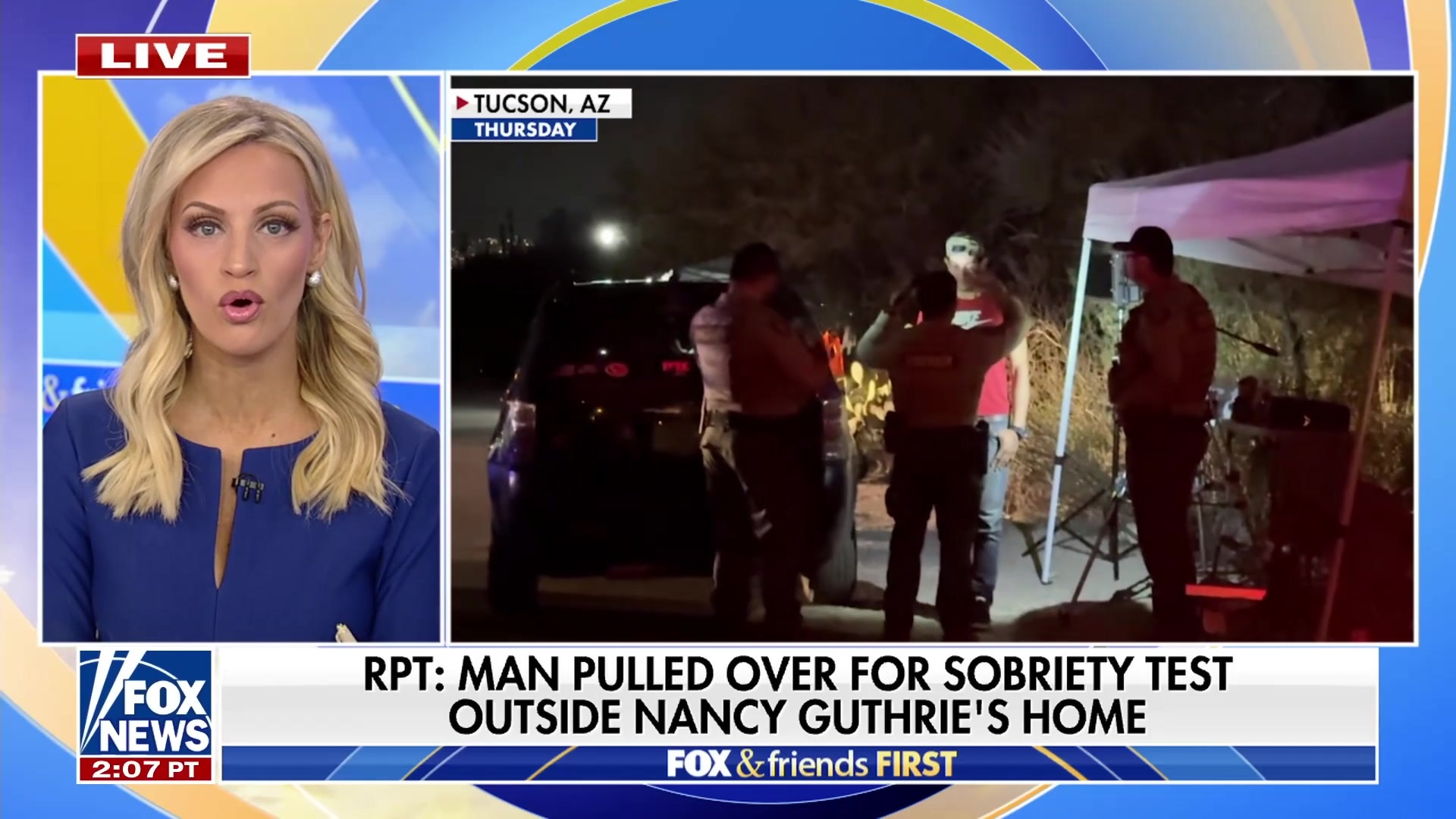 Man pulled over near Nancy Guthrie's home for suspicious behavior, new video shows multiple cars driving by on night she vanished