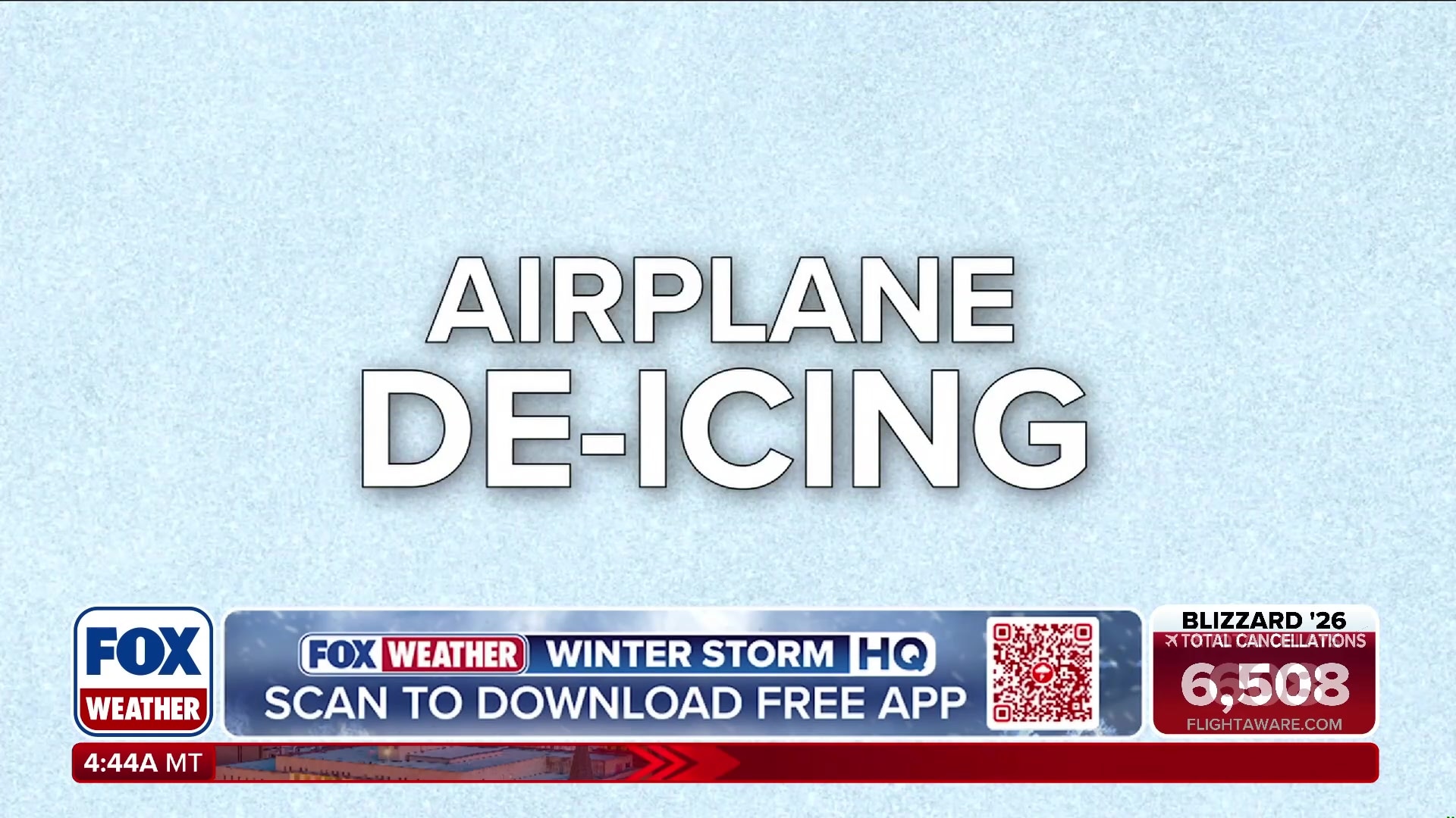 How de-icing fluid prevents ice formation on airplanes
