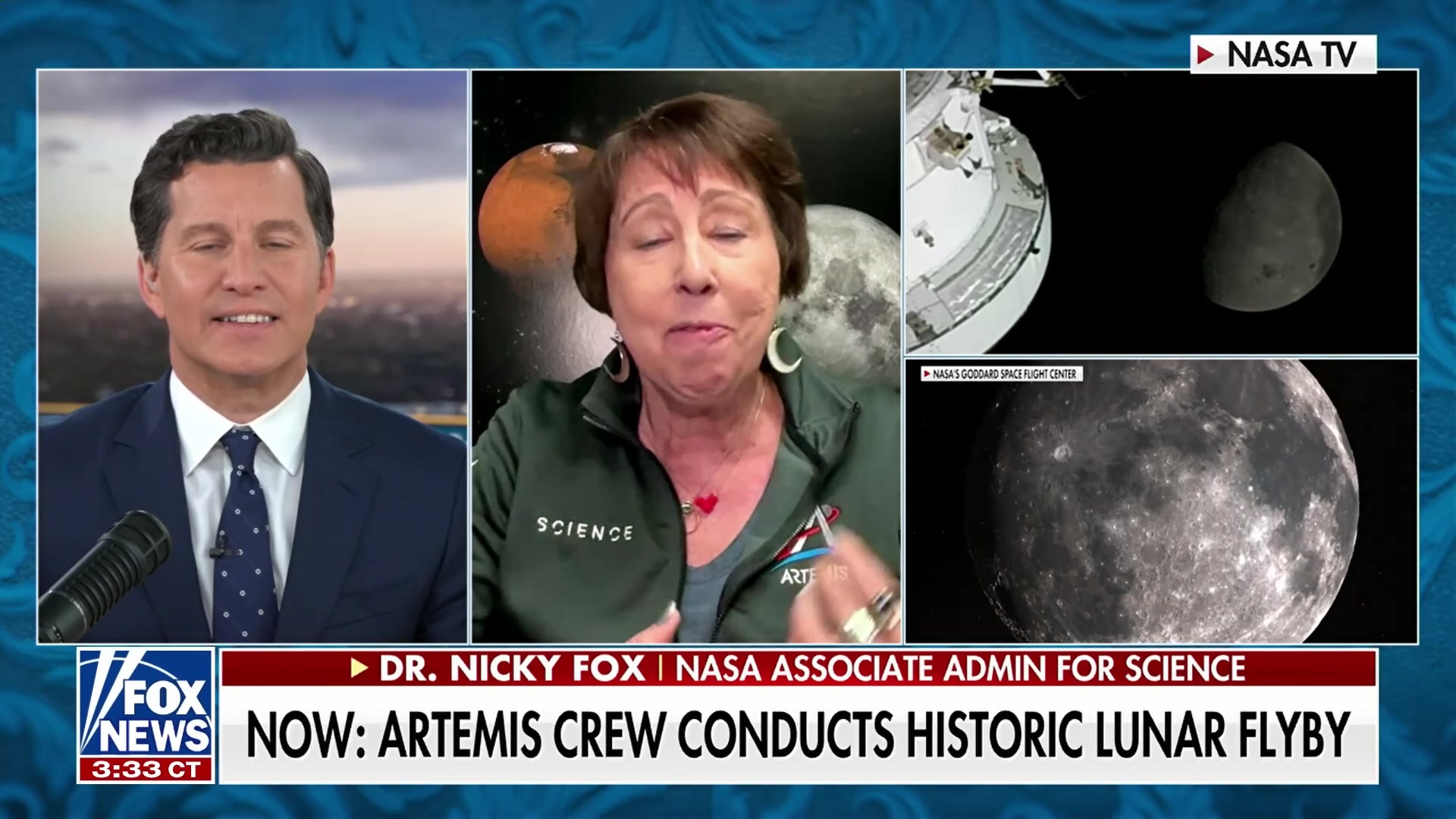 Dr. Nicky Fox discusses Artemis II's 40-minute communication blackout and crew discoveries