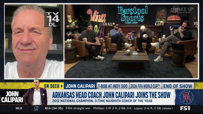 John Calipari Calls Barstool Appearance a 'Pinch Me' Moment