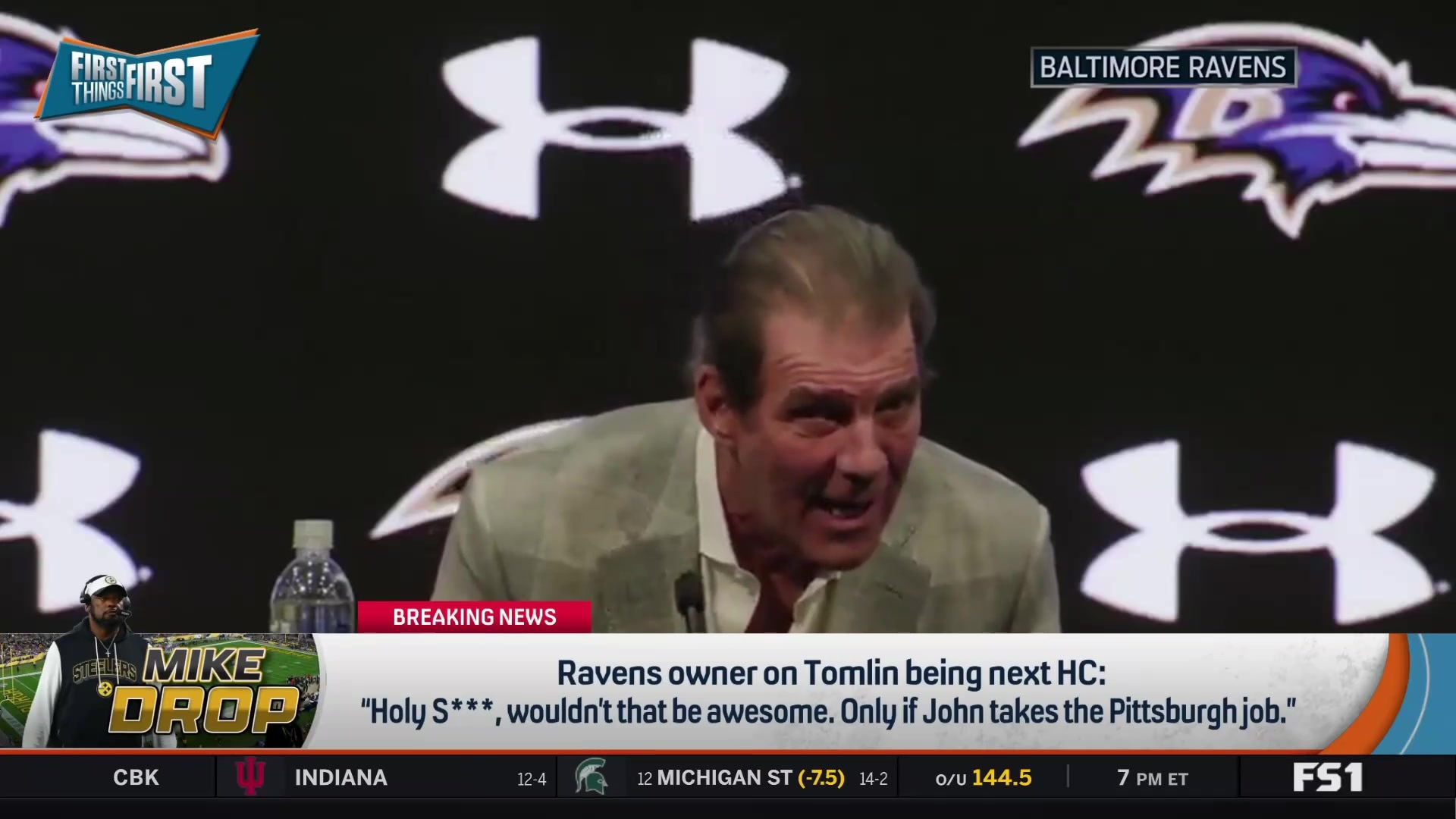 Ravens owner's cheeky comment on Mike Tomlin