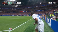 Unai Simón makes a crucial save from a header in the final minute