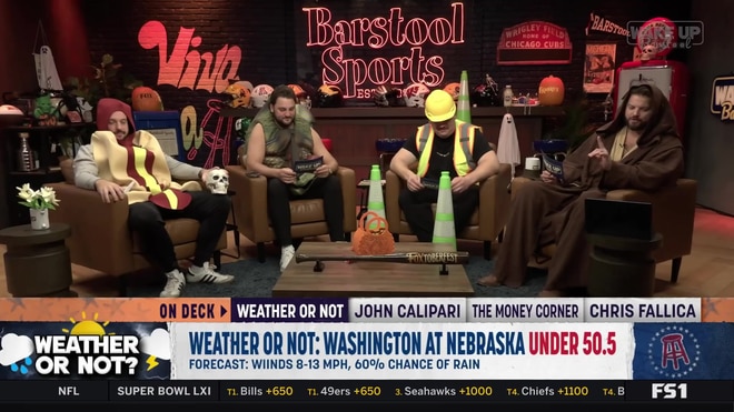 Wake Up Barstool crew makes weather-based NFL and college football picks