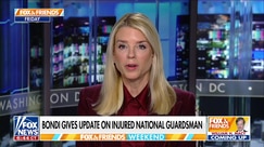 Pam Bondi gives update on injured National Guardsman, calls recovery a 'miracle'
