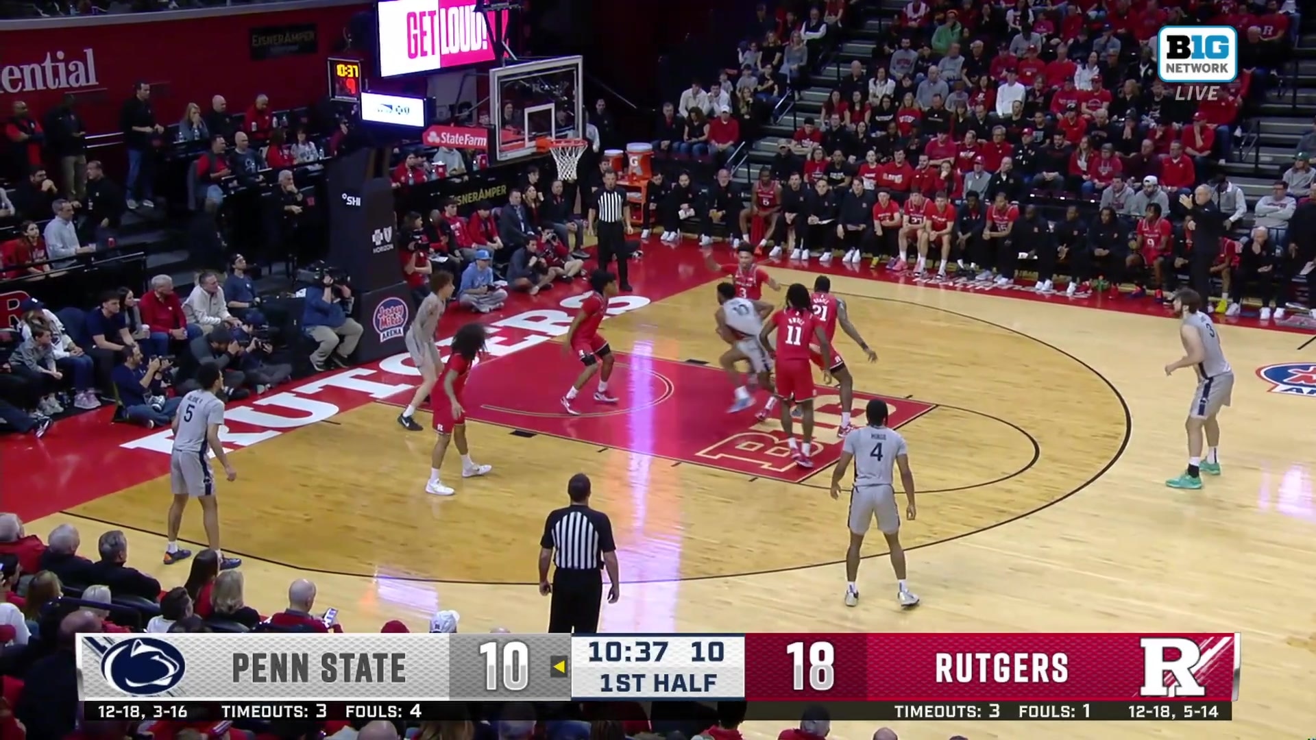 Lino Mark speeds to the basket for a fast break layup