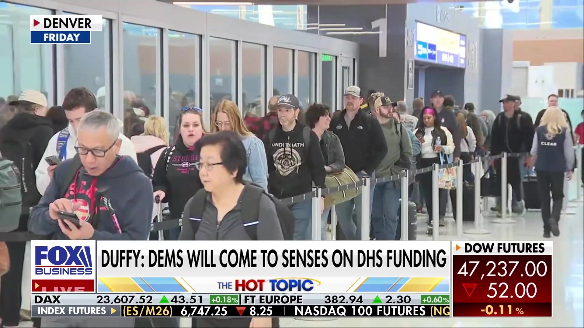 Airport chaos escalates with 300 TSA agents quitting amid shutdown