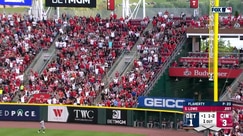 Nathaniel Lowe blasts a home run to right field
