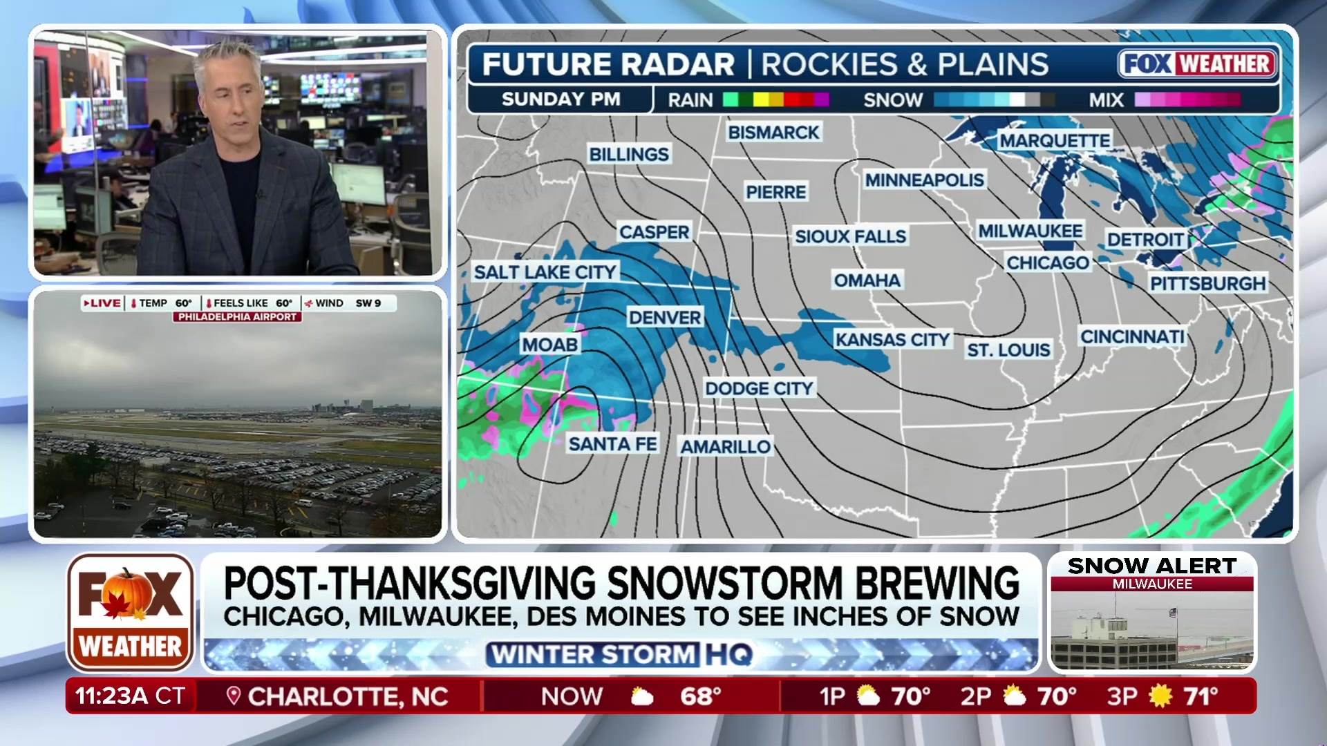 Post-Thanksgiving snowstorm to bring significant accumulation to Midwest