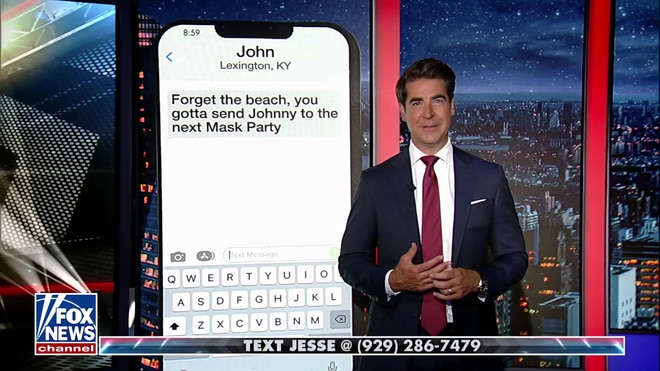 Jesse Watters reacts to hilarious, unfiltered viewer text messages