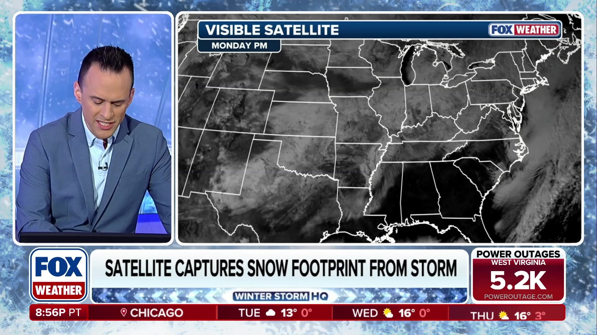 Satellite reveals massive snow footprint across Eastern US