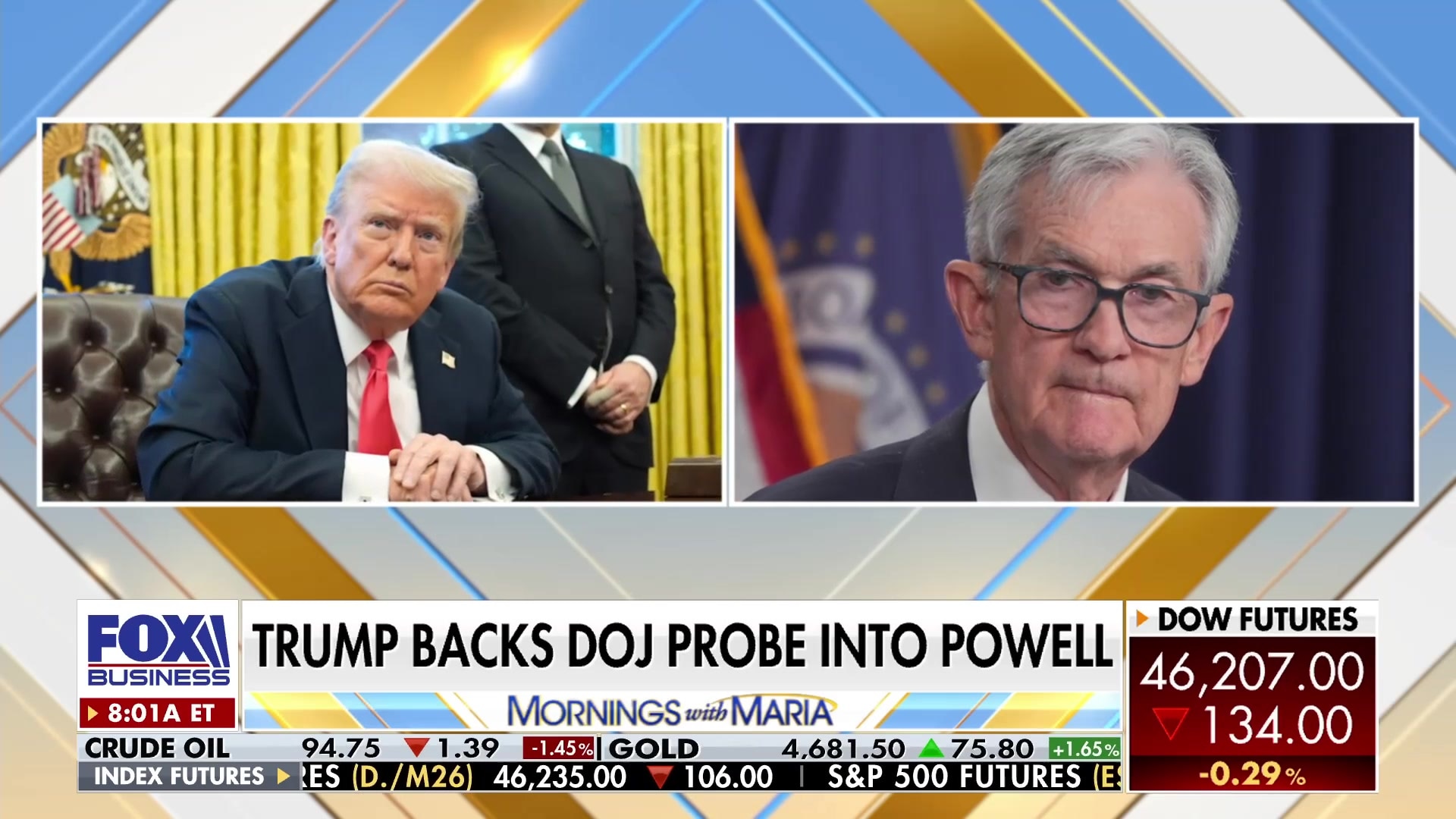 Trump backs DOJ probe into Powell, complicating Fed succession